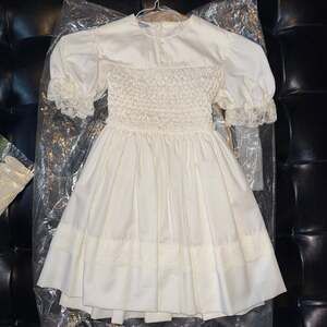 1950’s/1960's Girls Communion Dress & Gloves
